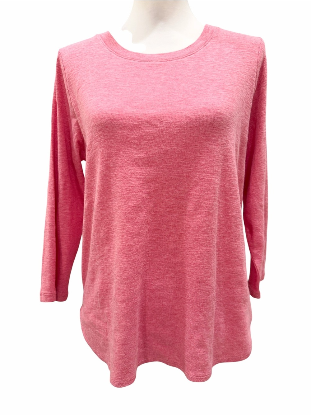Tommy Bahama Ashby Isles Rib 3/4 Sleeve Tee Pink Heather Crewneck M NWT - Picture 6 of 12